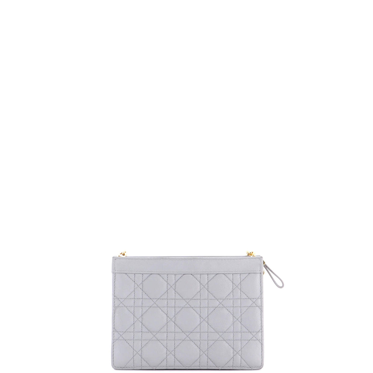 Caro Clutch with Chain Cannage Quilt Calfskin Small
