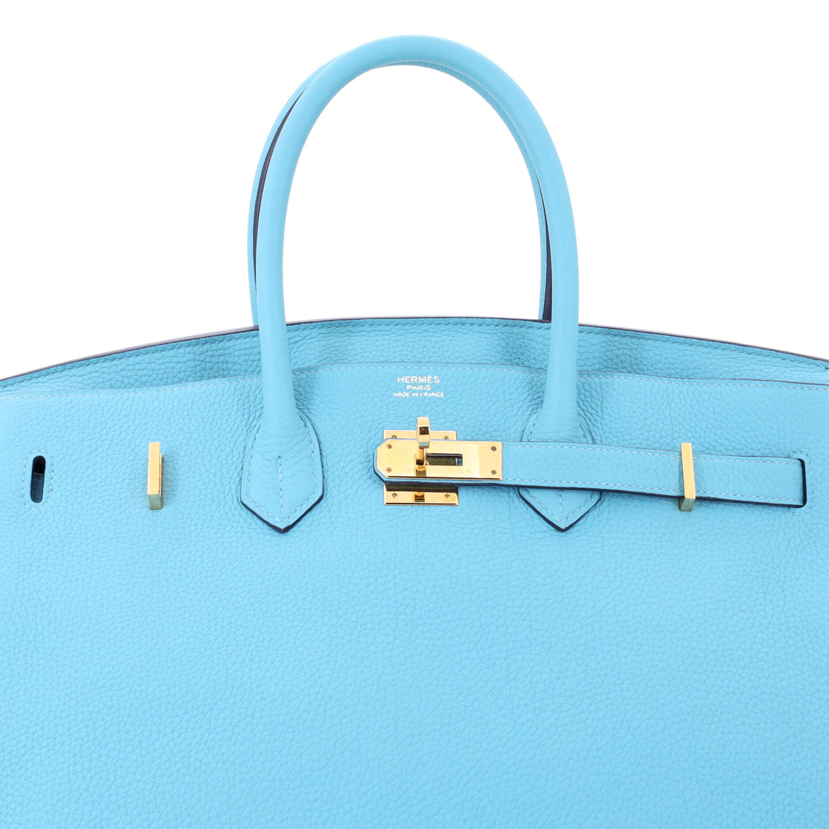 Birkin Handbag Bleu Du Nord Togo with Gold Hardware 35