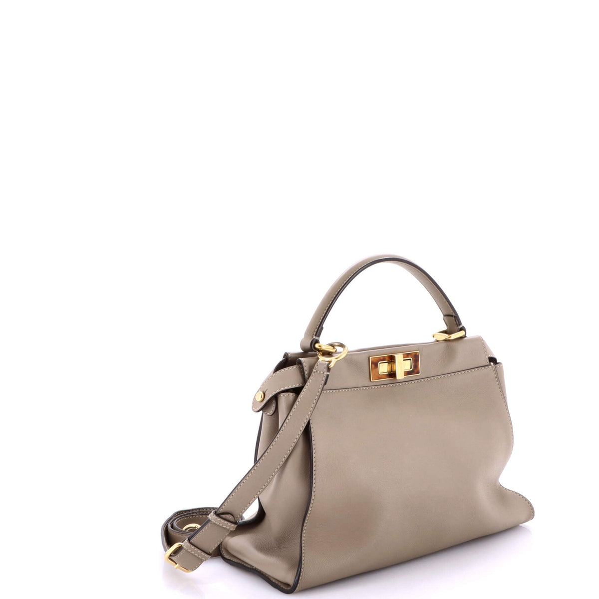 Peekaboo Bag Leather with Plexiglass Detail Regular