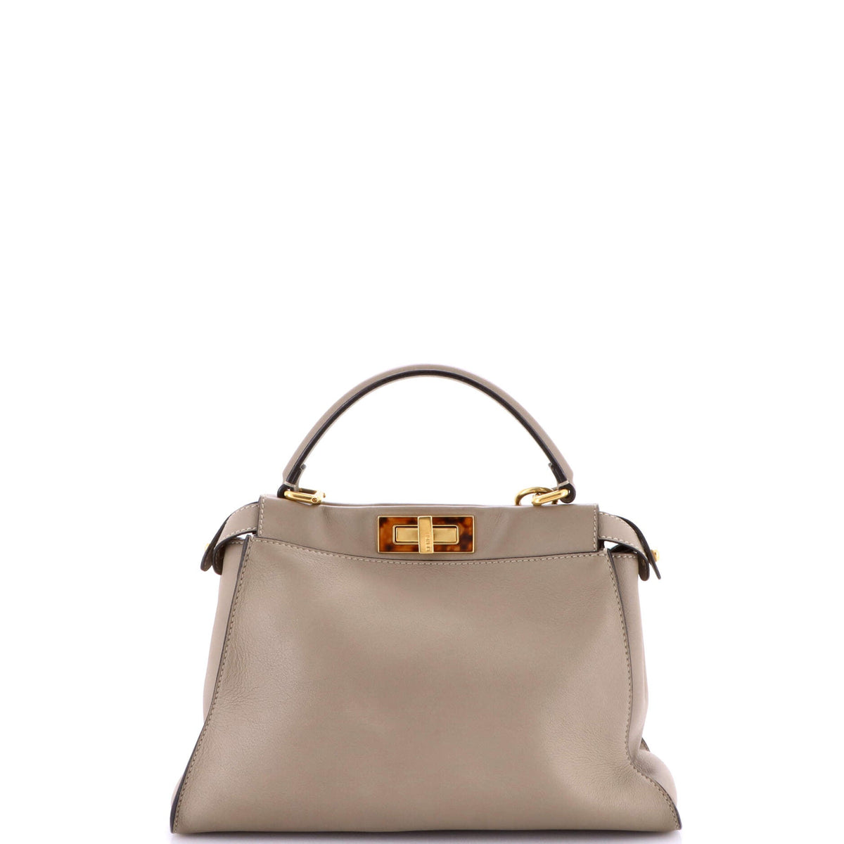 Peekaboo Bag Leather with Plexiglass Detail Regular