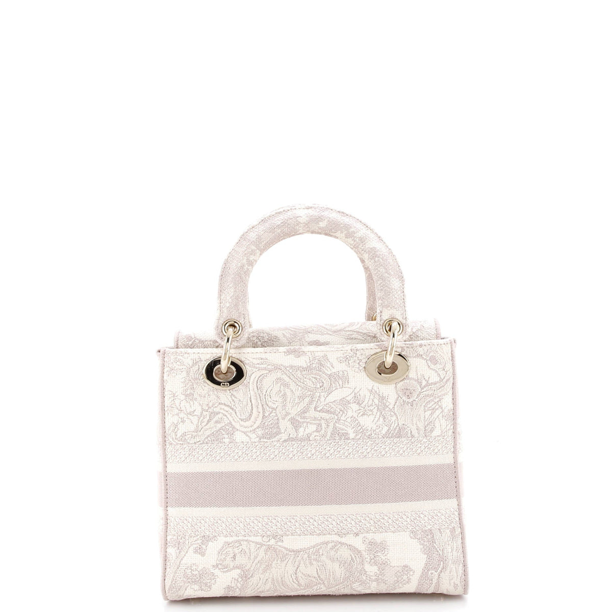 Toile de Jouy Lady D-Lite Bag Embroidered Canvas