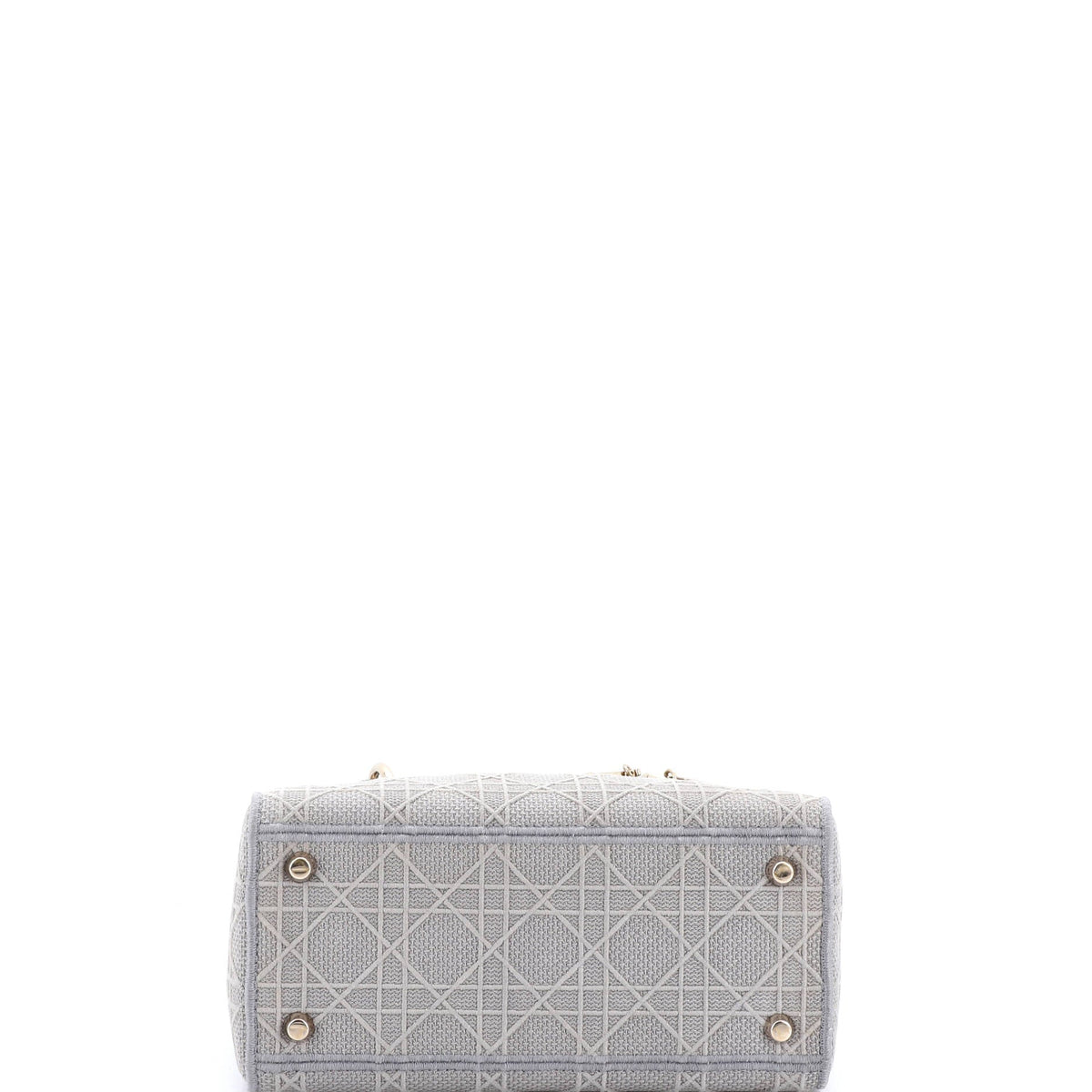 Lady D-Lite Bag Cannage Embroidered Canvas Medium