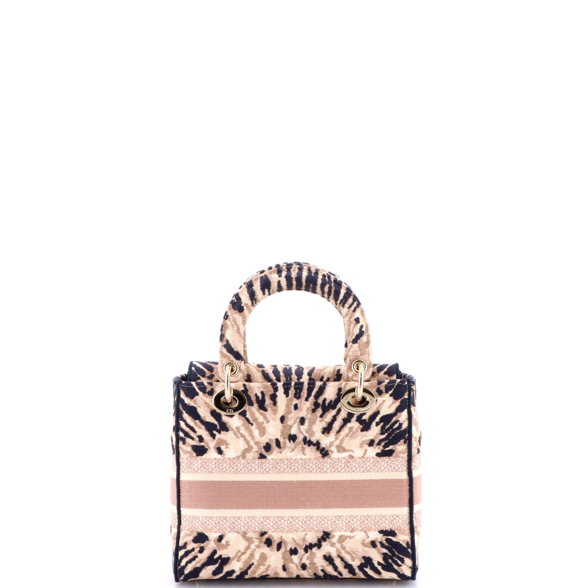 Lady D-Lite Bag Embroidered Canvas Medium