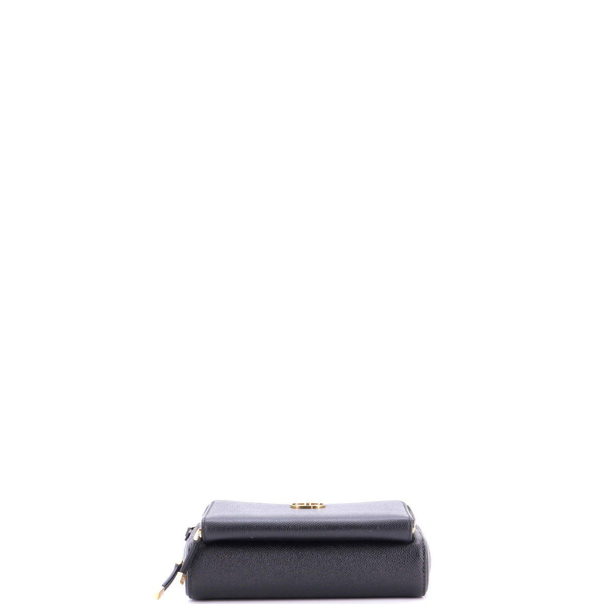 Caro Double Pouch Crossbody Bag Leather