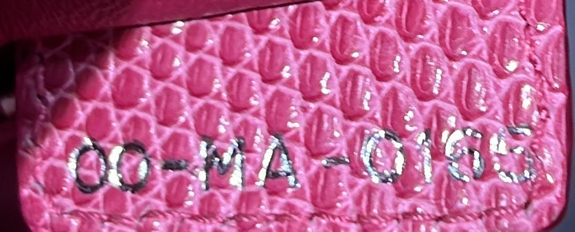 Lady Dior Bag Lizard with Crystal Charms Mini
