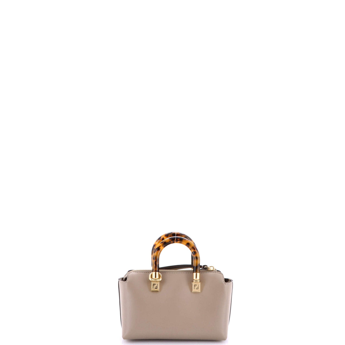 Logo By The Way Top Handle Bag Embossed Leather Mini
