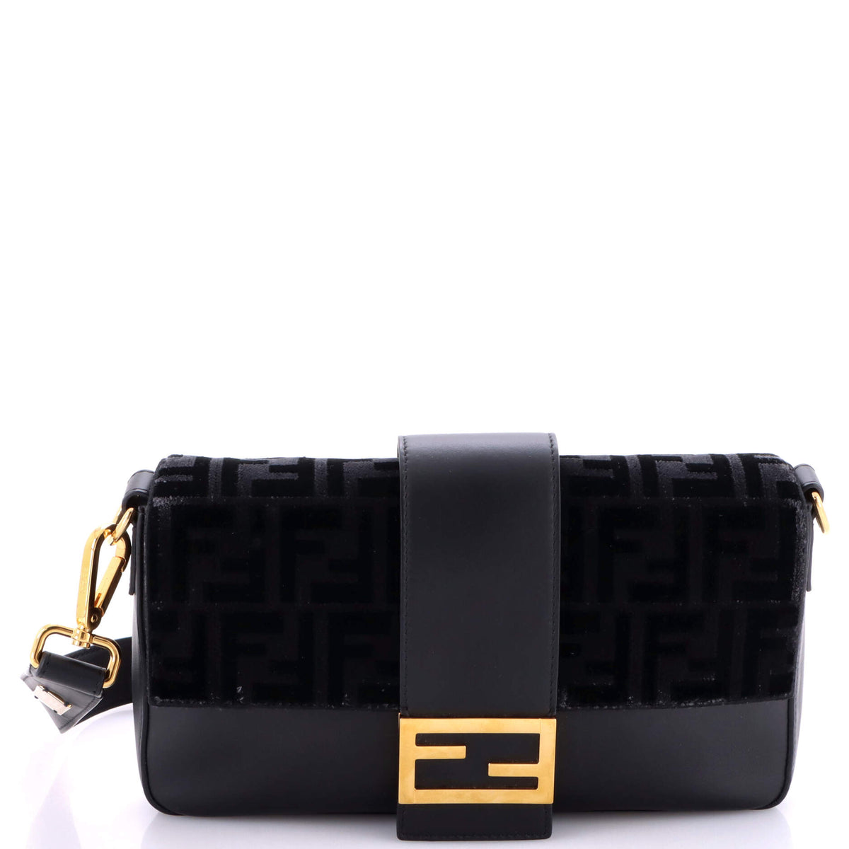 x Jackson Wang Baguette Convertible Belt Bag Zucca Velvet and Leather