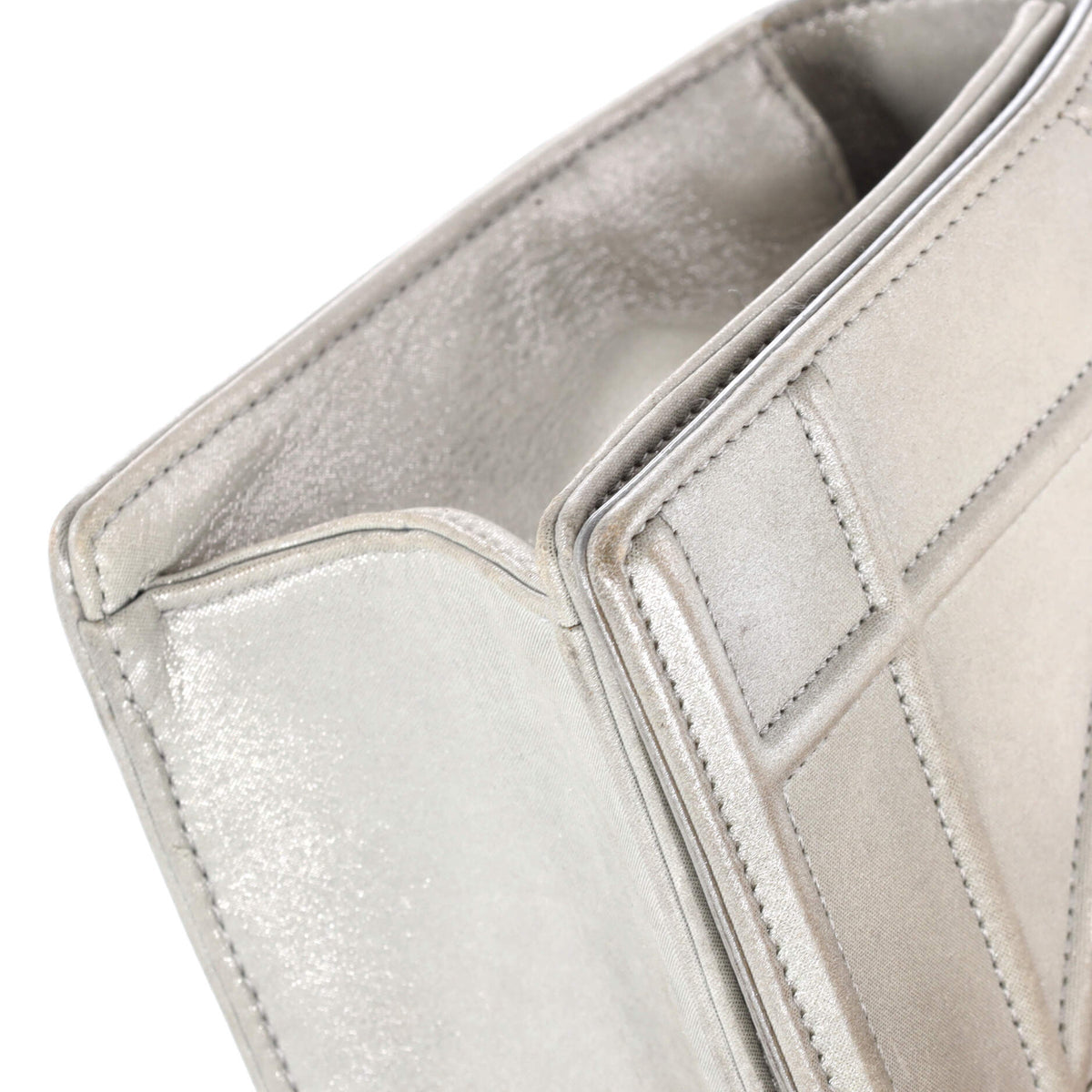 Diorama Flap Bag Iridescent Nubuck Small
