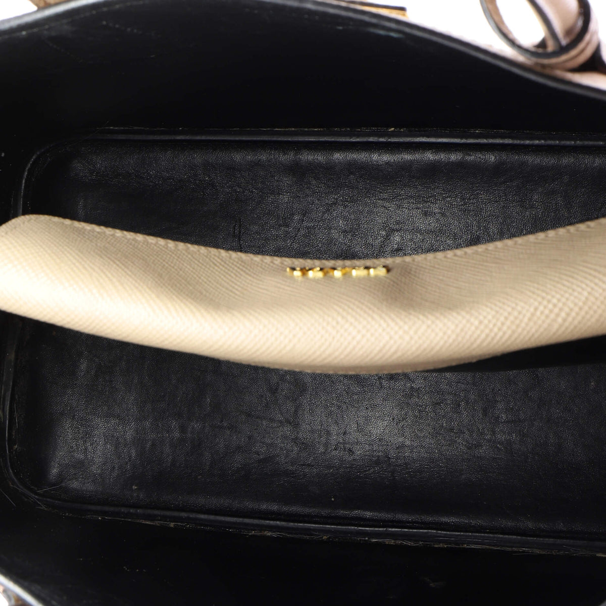 Cuir Double Tote Saffiano Leather Medium