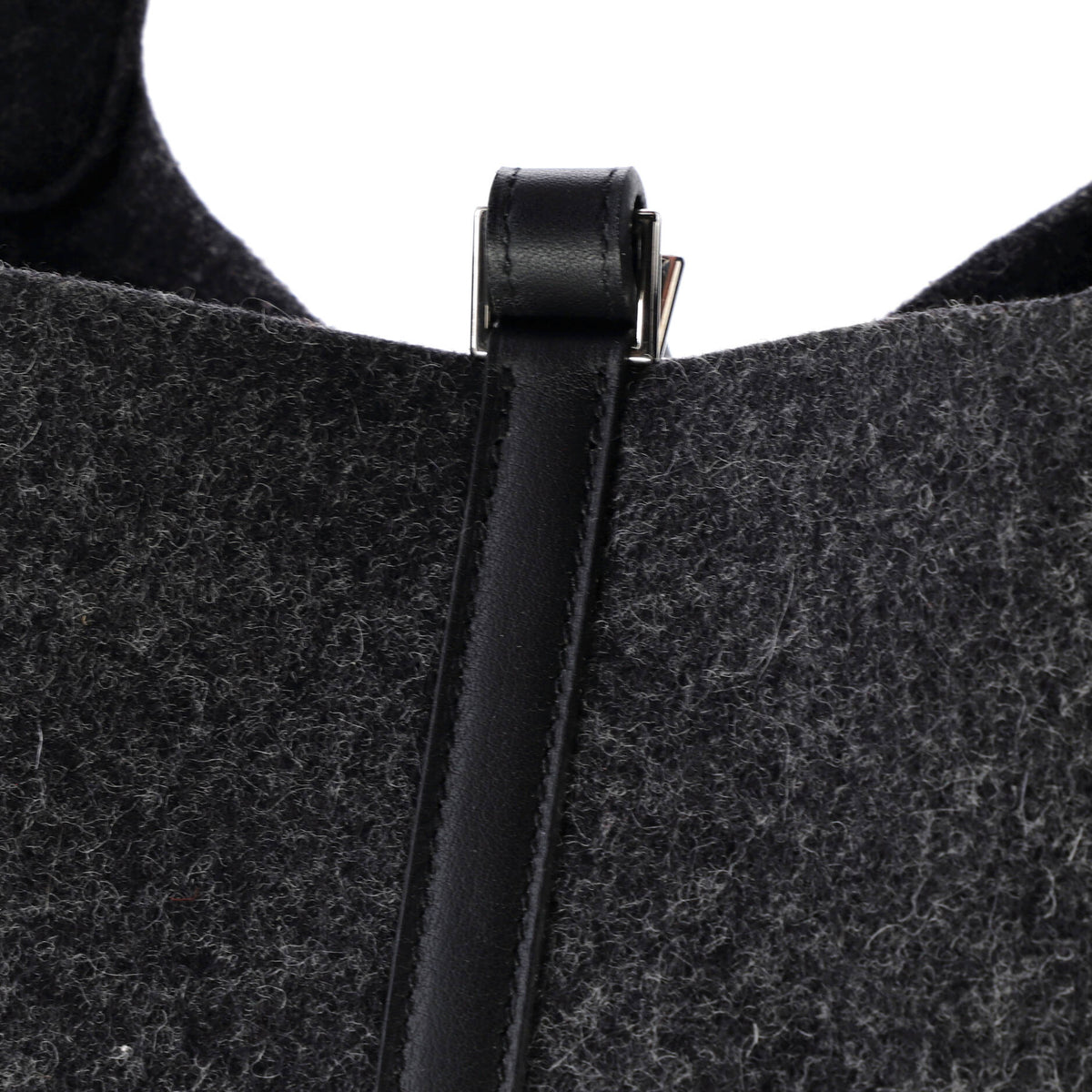 Picotin Lock Bag Felt with Leather MM