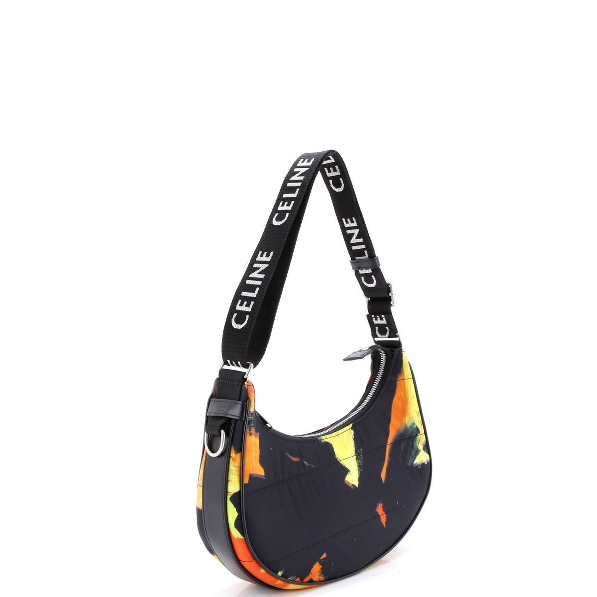 Ava Shoulder Bag Printed Quilted Nylon Medium