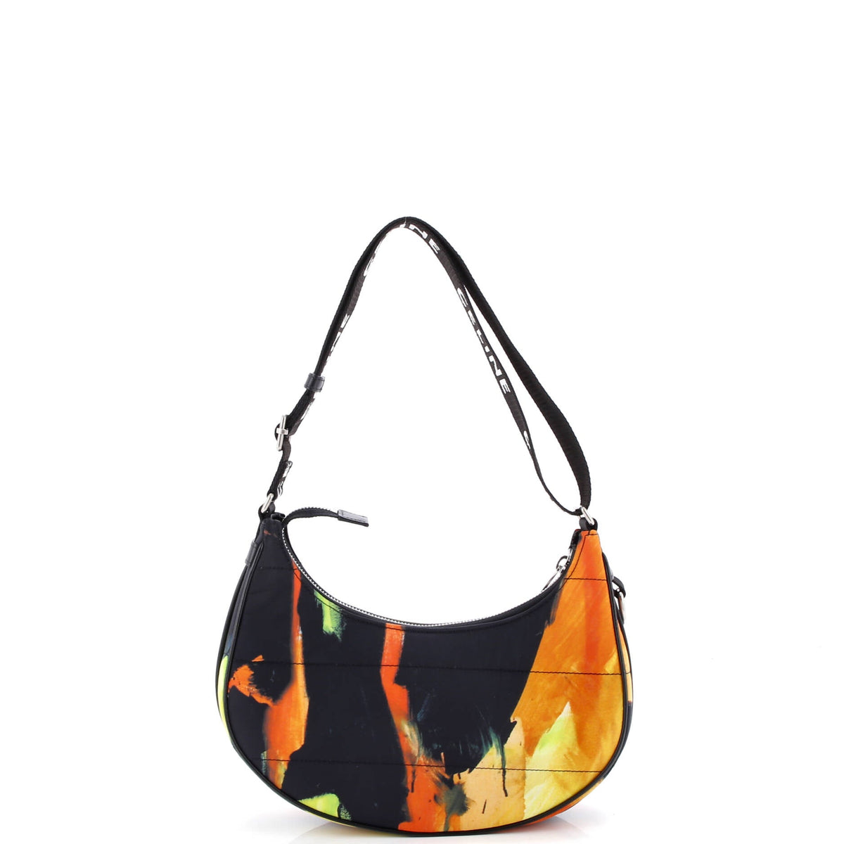 Ava Shoulder Bag Printed Quilted Nylon Medium