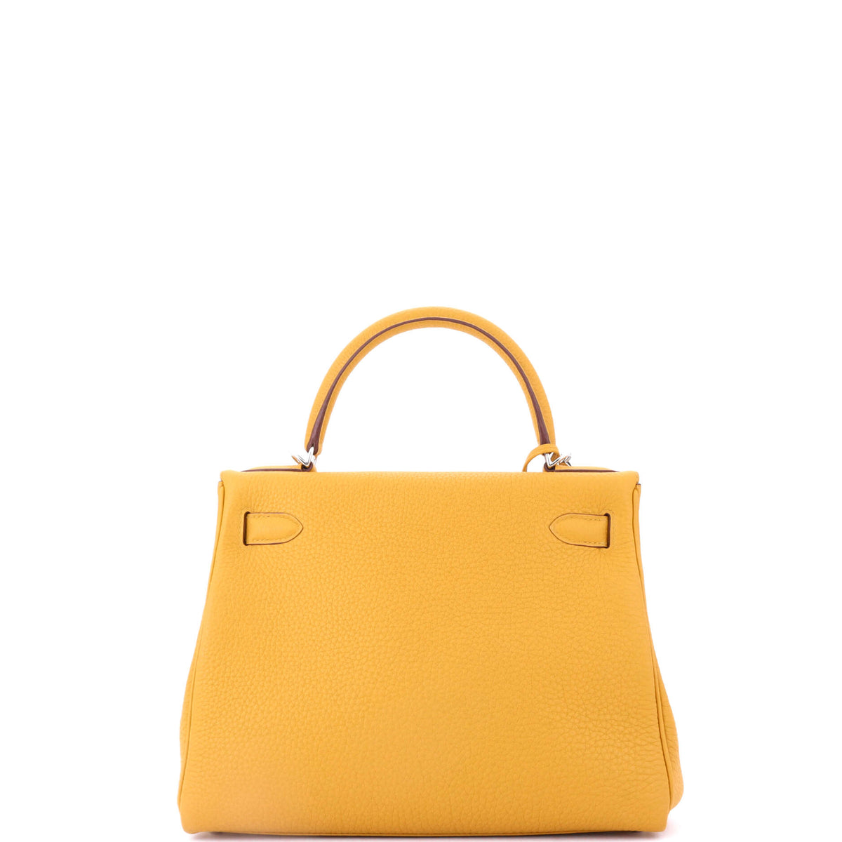 Kelly Handbag Jaune Ambre Togo with Palladium Hardware 28