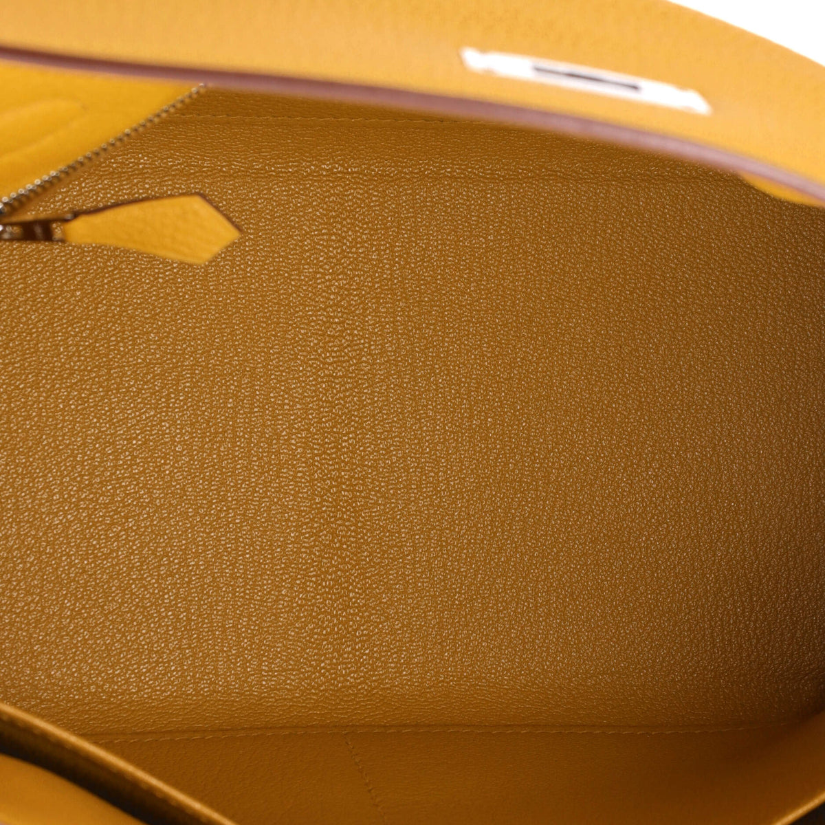 Kelly Handbag Jaune Ambre Togo with Palladium Hardware 28