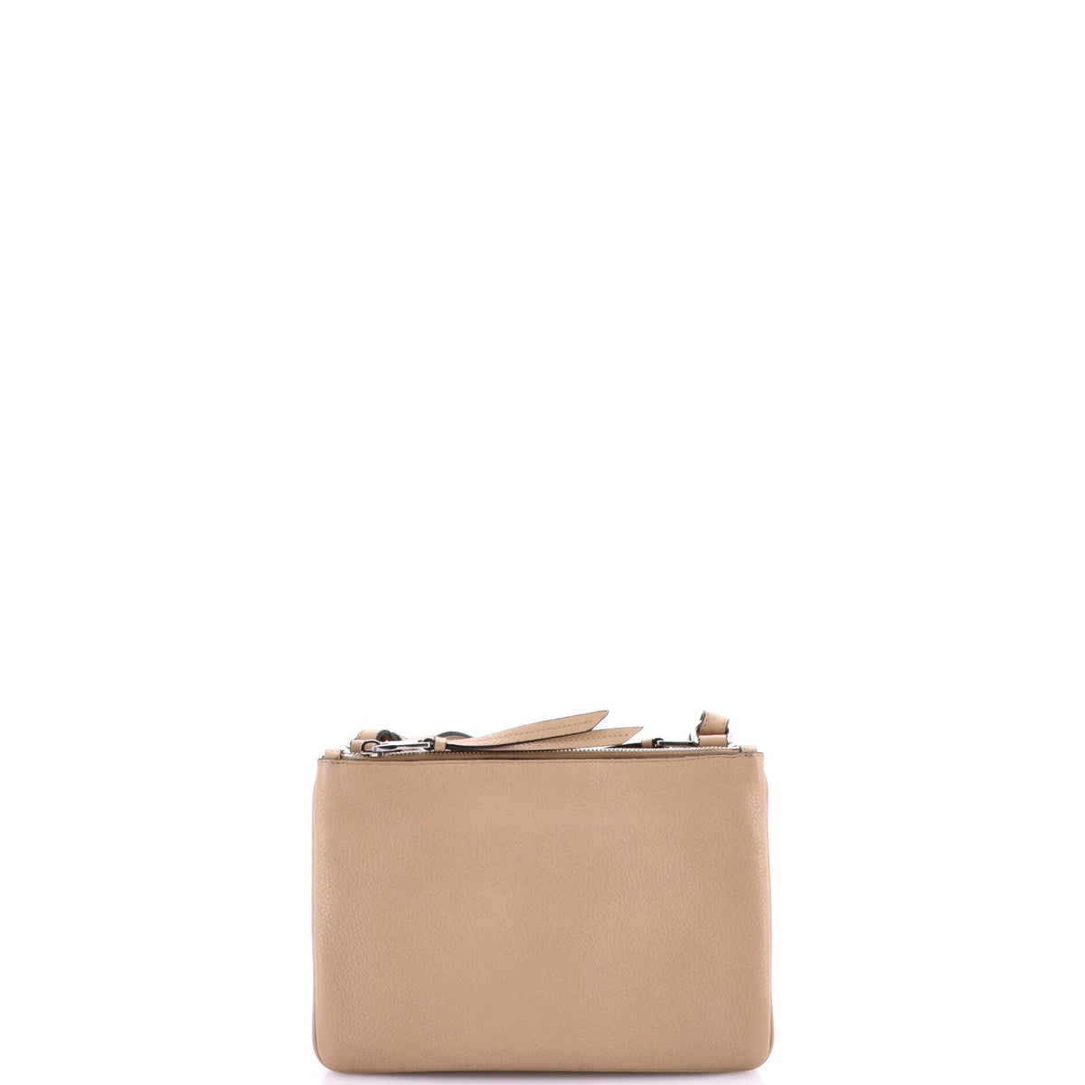 Double Zip Crossbody Bag Vitello Daino Small