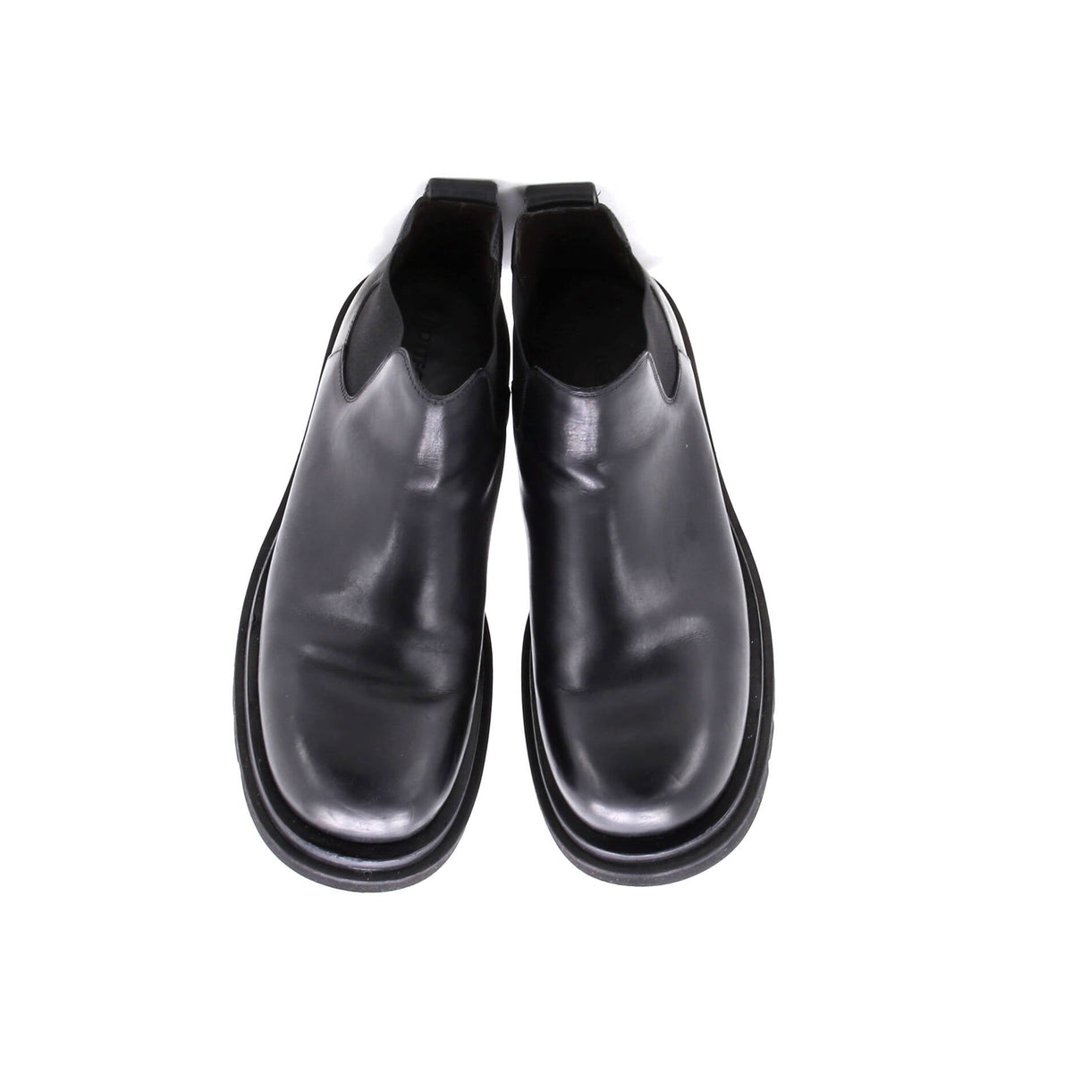 Men's Lug Cropped Boots Leather