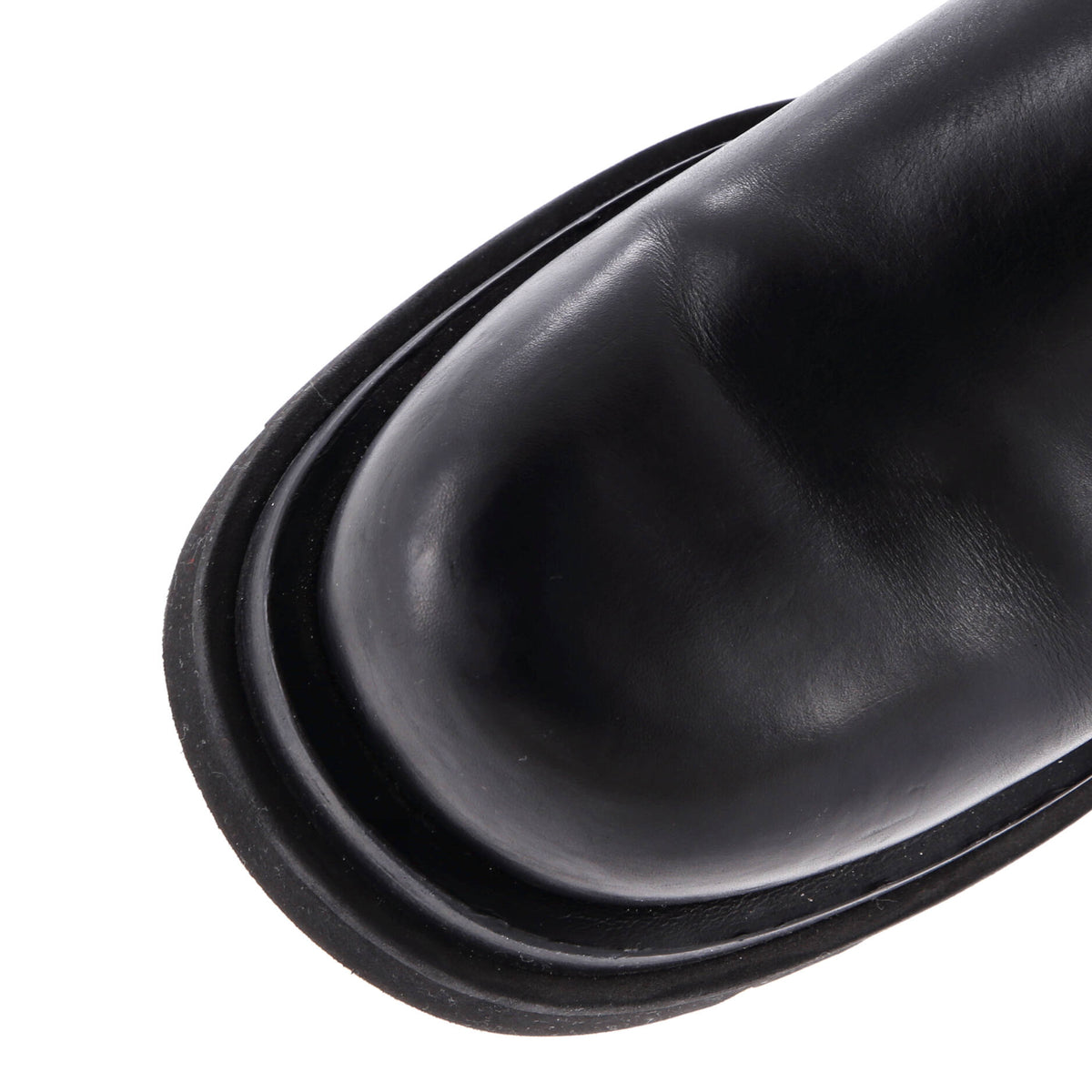 Men's Lug Cropped Boots Leather