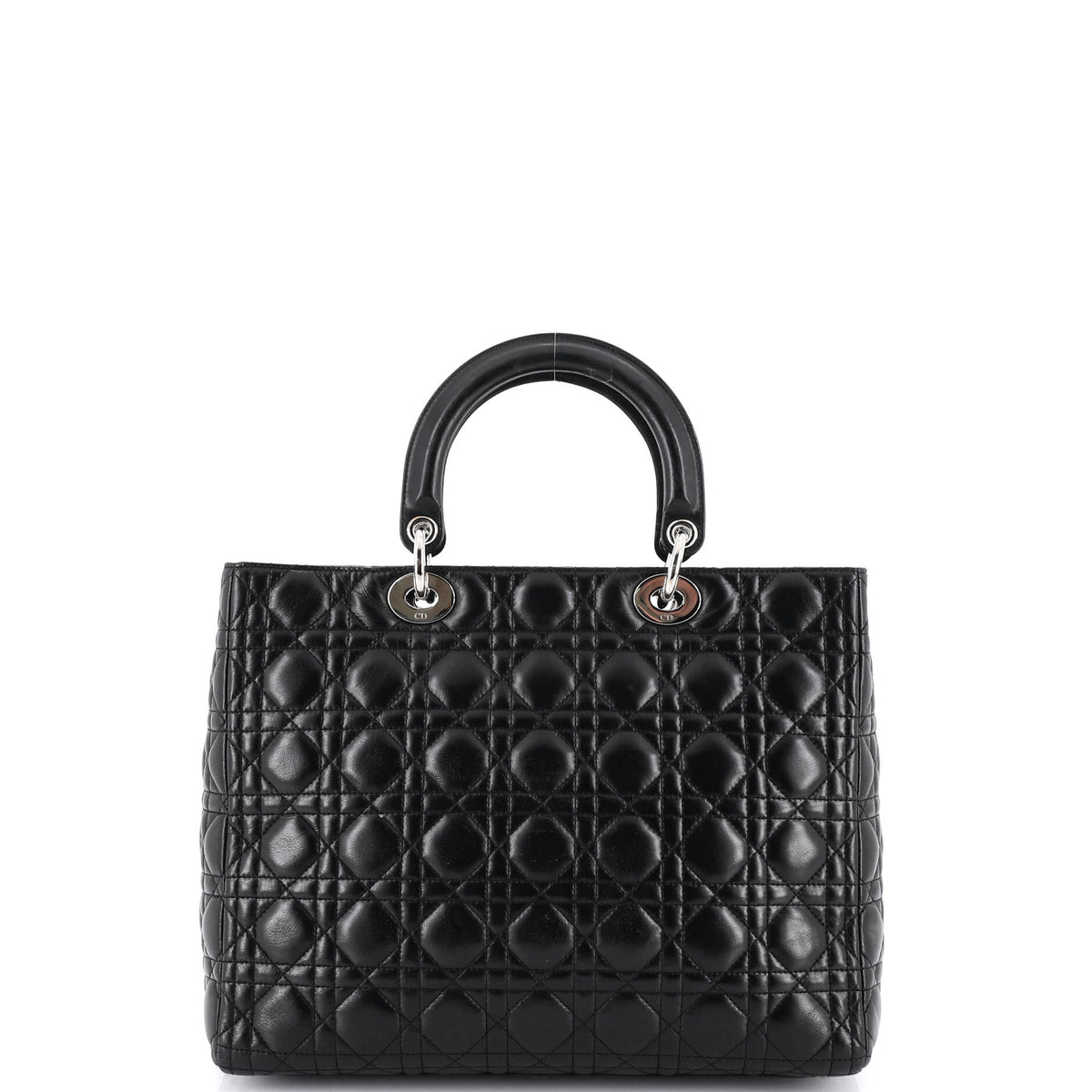 Lady Dior Bag Cannage Quilt Lambskin Large