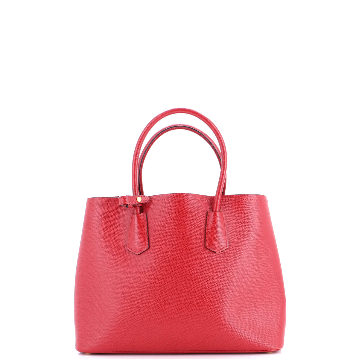 Cuir Double Tote Saffiano Leather Medium