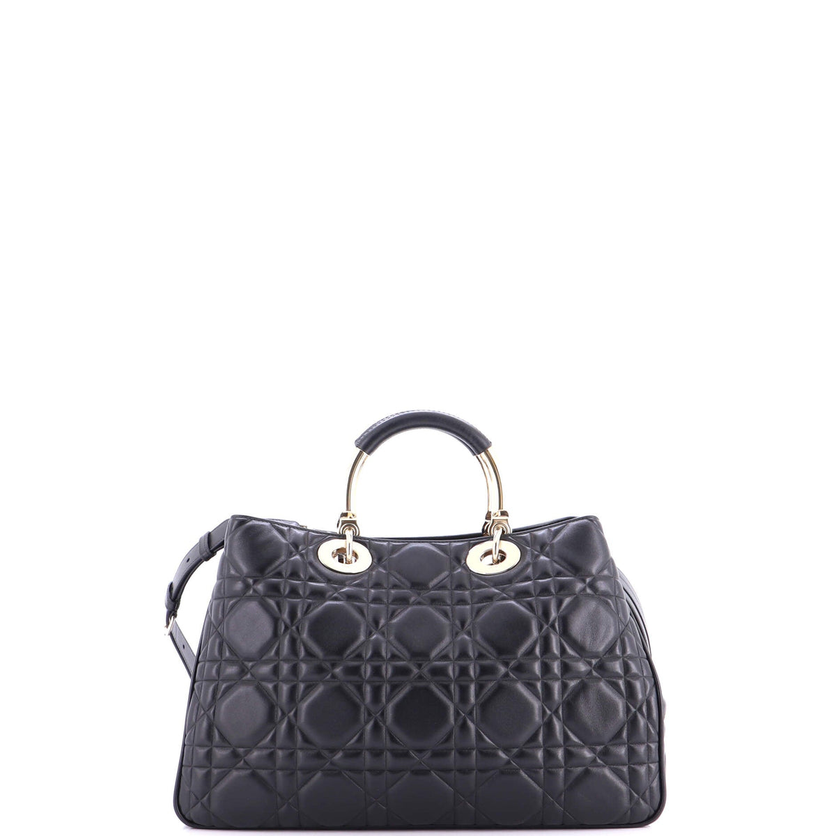 Lady 95.22 Bag Cannage Embossed Leather Large