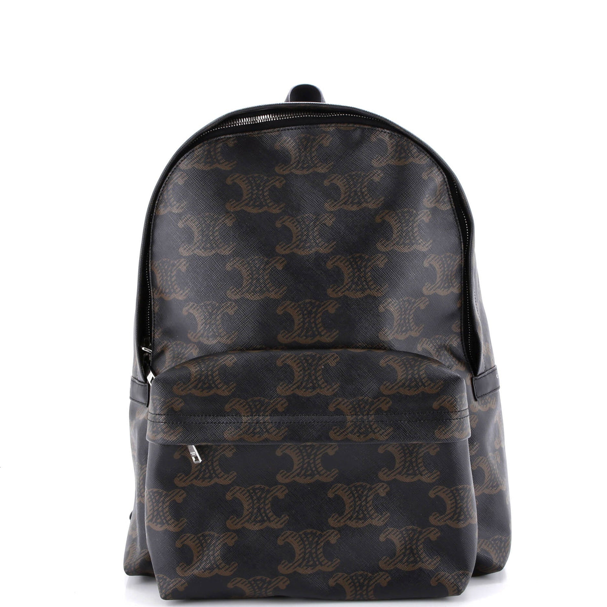 Front Pocket Backpack Triomphe XL Coated Canvas Medium