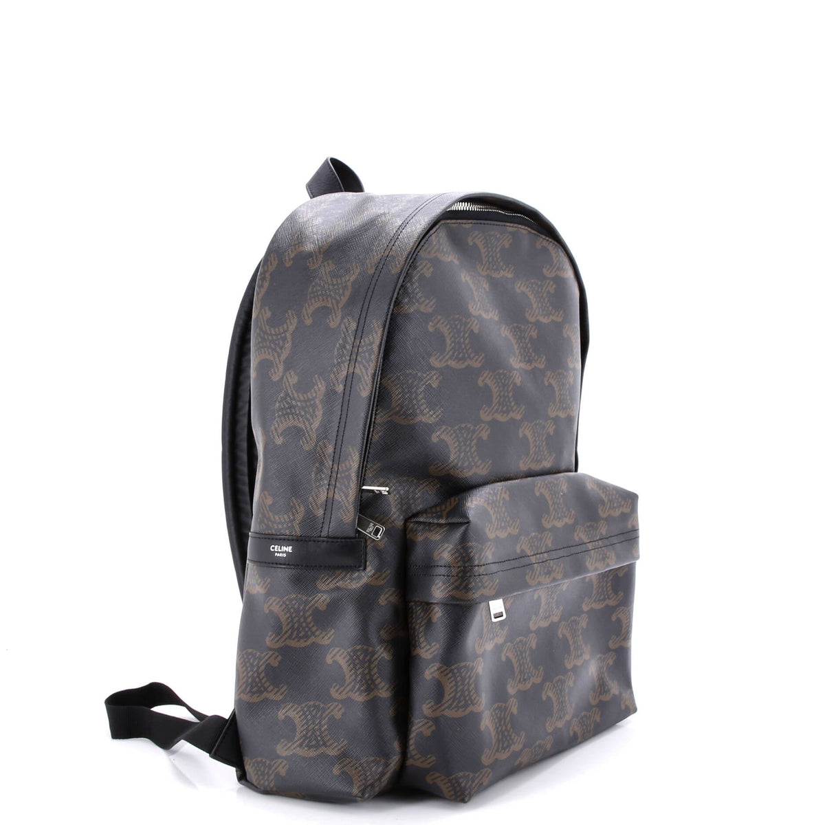 Front Pocket Backpack Triomphe XL Coated Canvas Medium