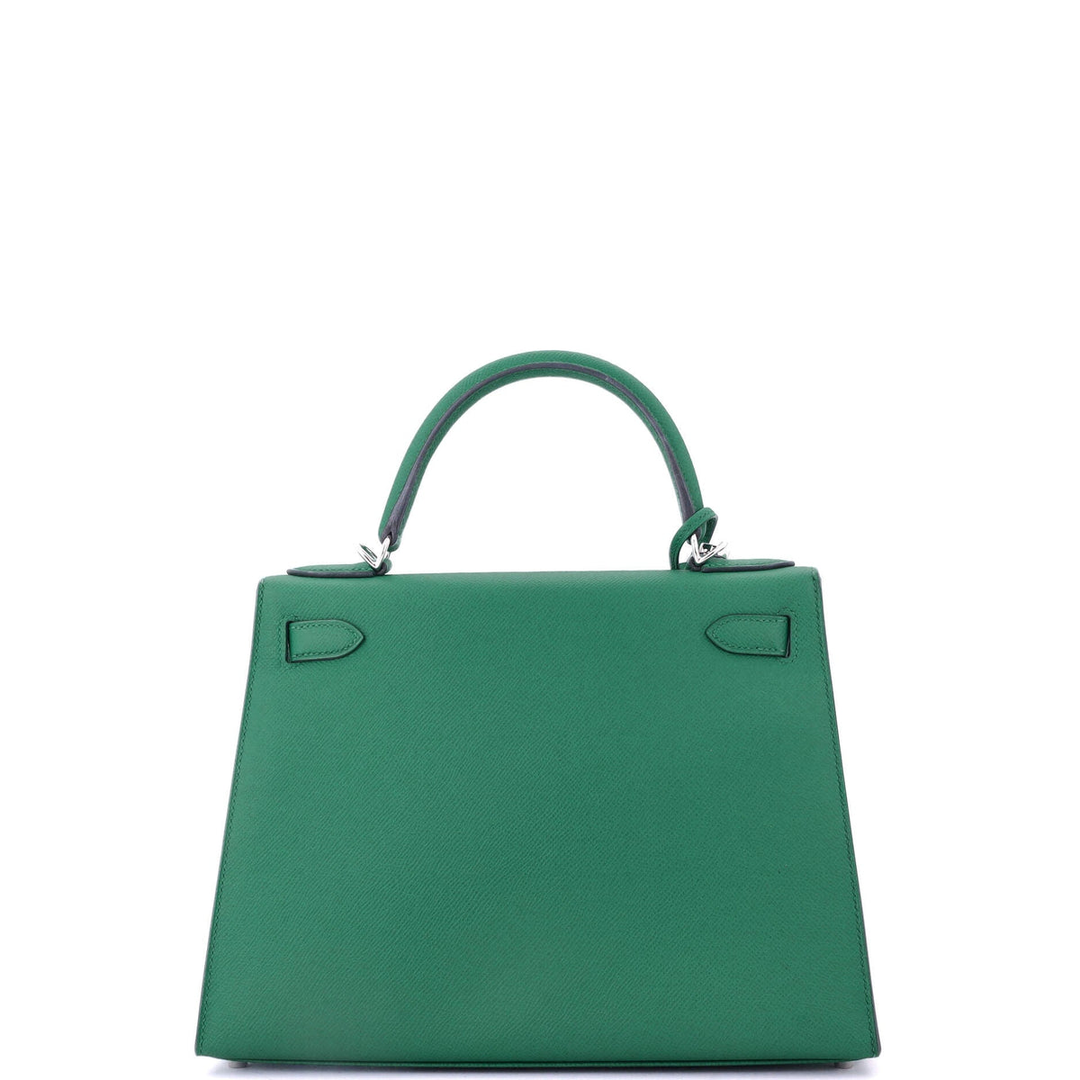 Kelly Handbag Vert Vertigo Epsom with Palladium Hardware 28