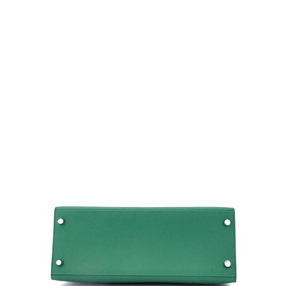 Kelly Handbag Vert Vertigo Epsom with Palladium Hardware 28