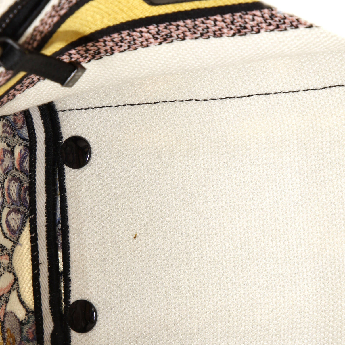 Lady D-Lite Bag Embroidered Canvas Medium