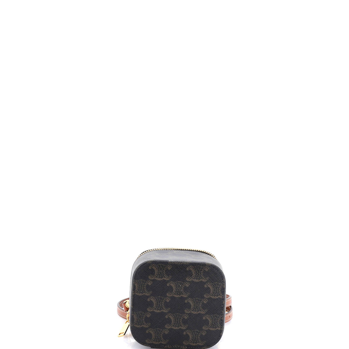 Top Handle Square Vanity Case Triomphe Coated Canvas Mini