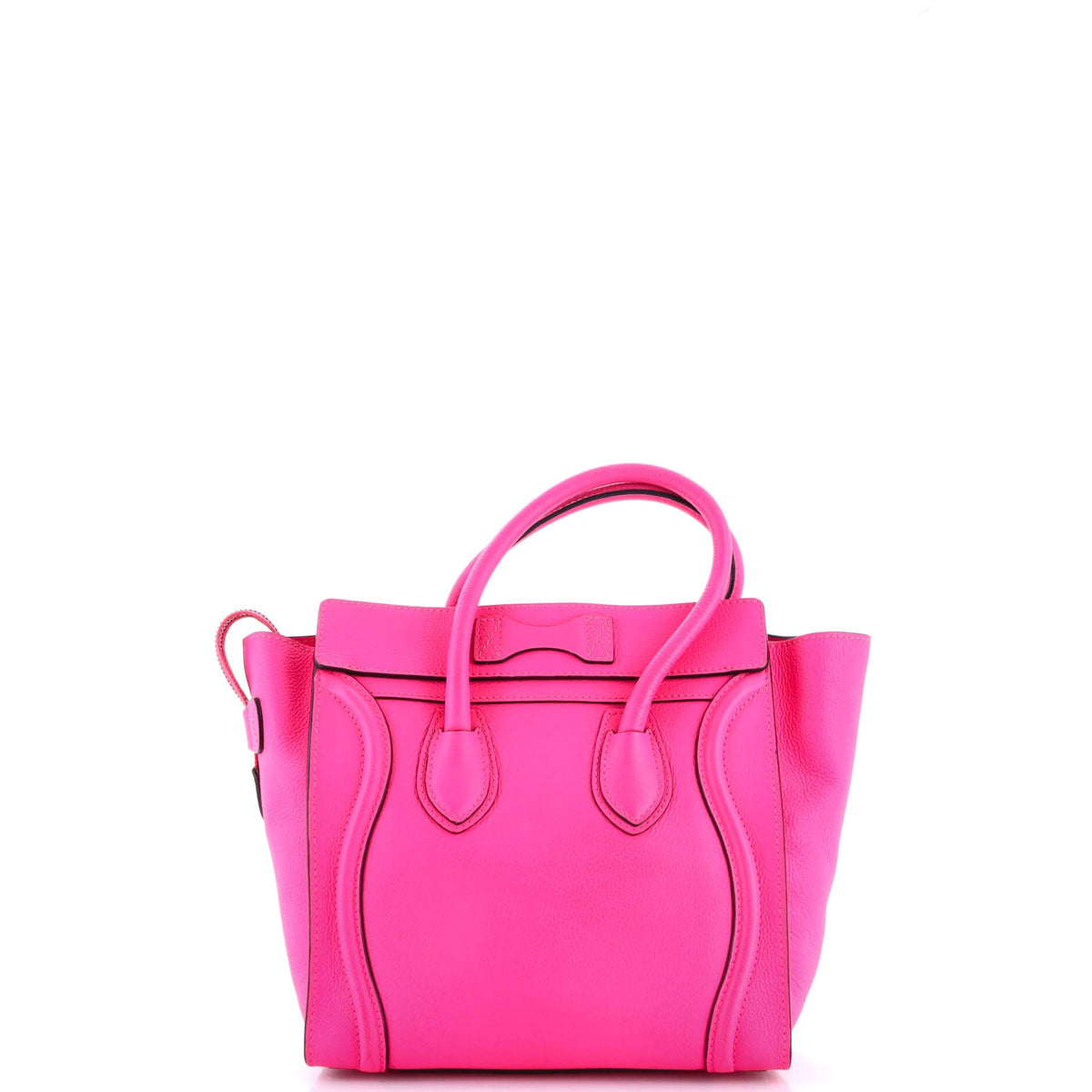 Luggage Bag Grainy Leather Micro