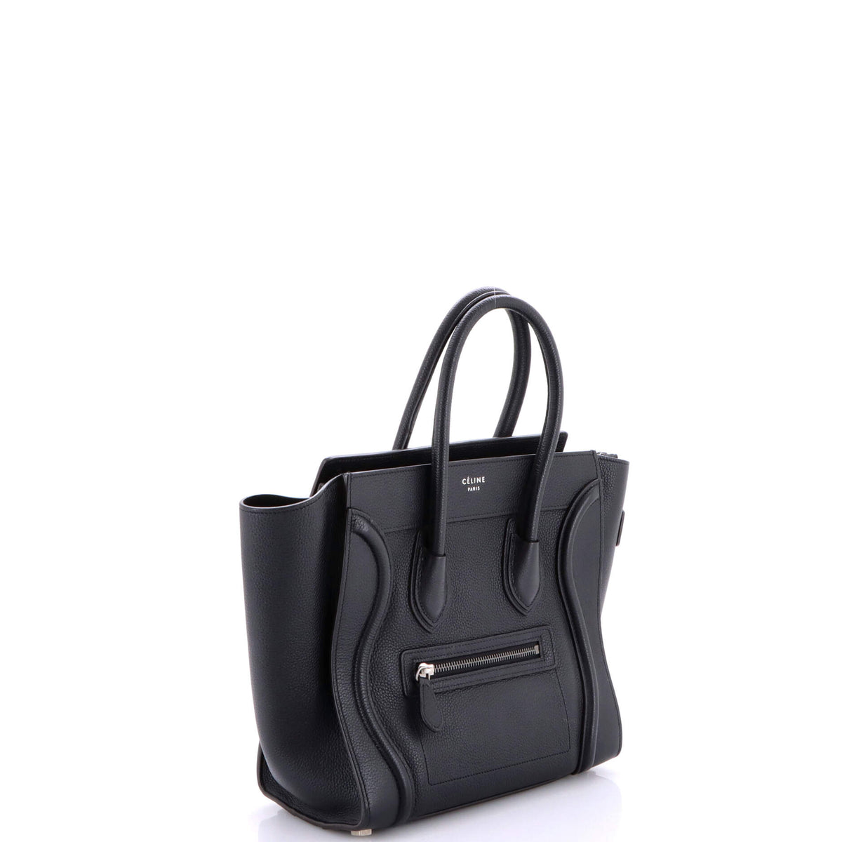 Luggage Bag Grainy Leather Micro