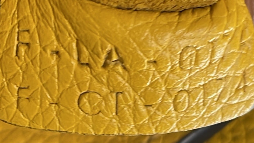 Luggage Bag Grainy Leather Micro