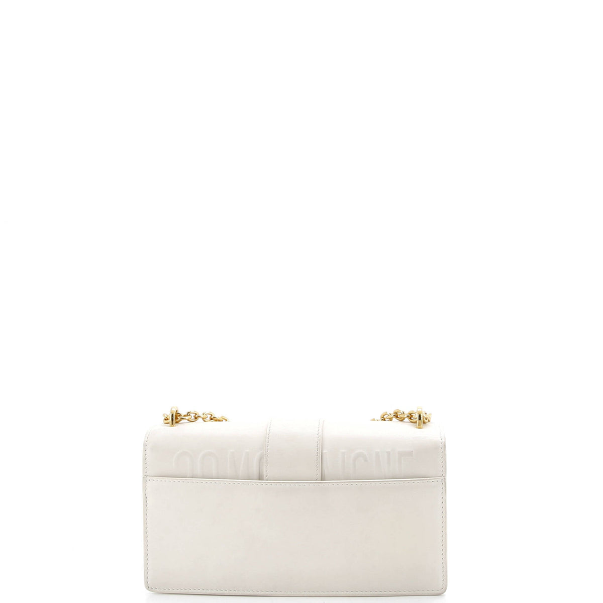 30 Montaigne Chain Flap Bag Leather East West