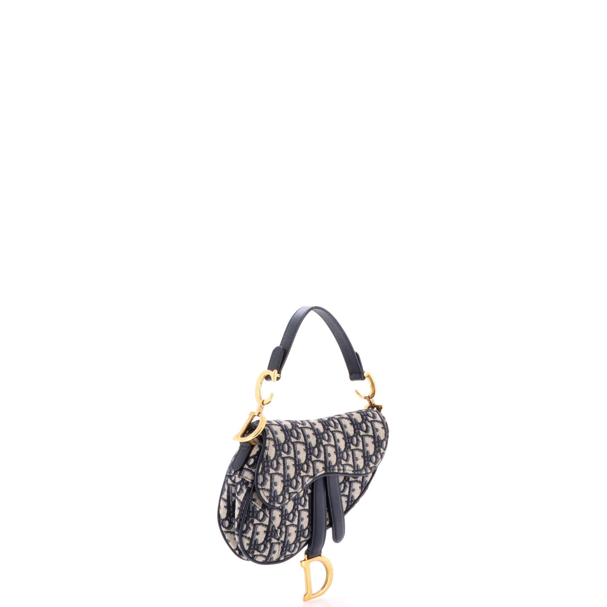 Saddle Handbag Oblique Canvas Mini