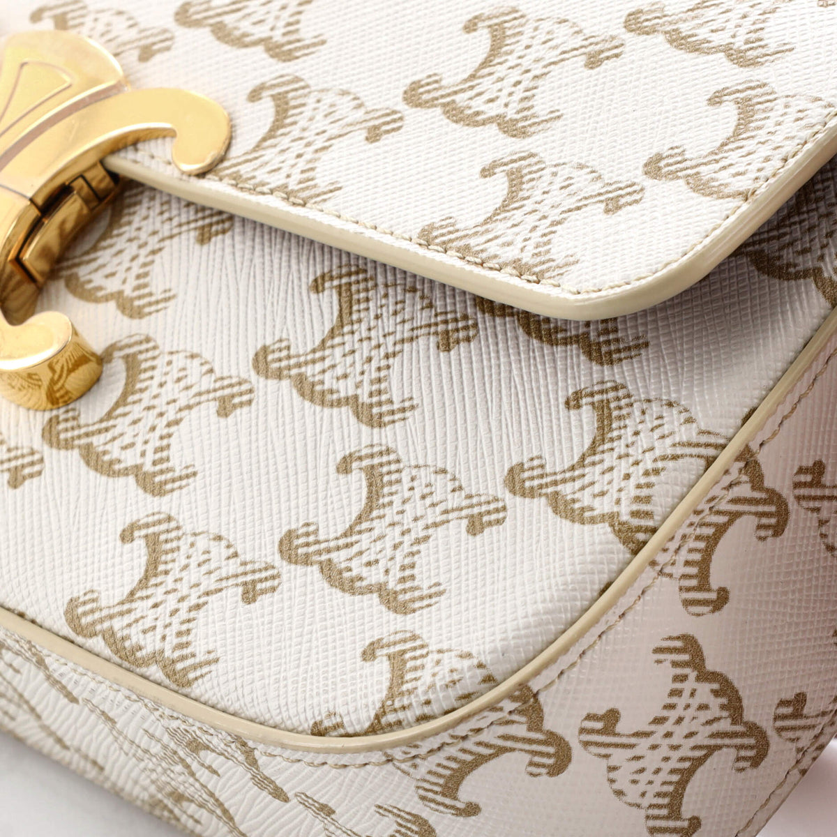 Triomphe East-West Shoulder Bag Triomphe Coated Canvas
