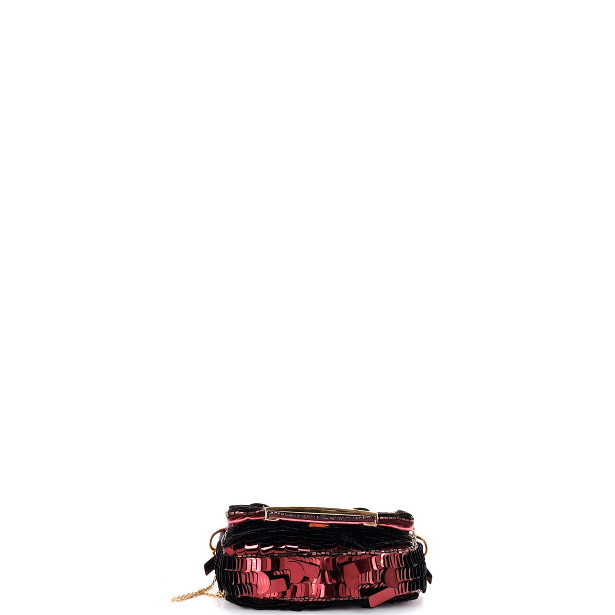 Chain Baguette Charm Bag Sequins Nano