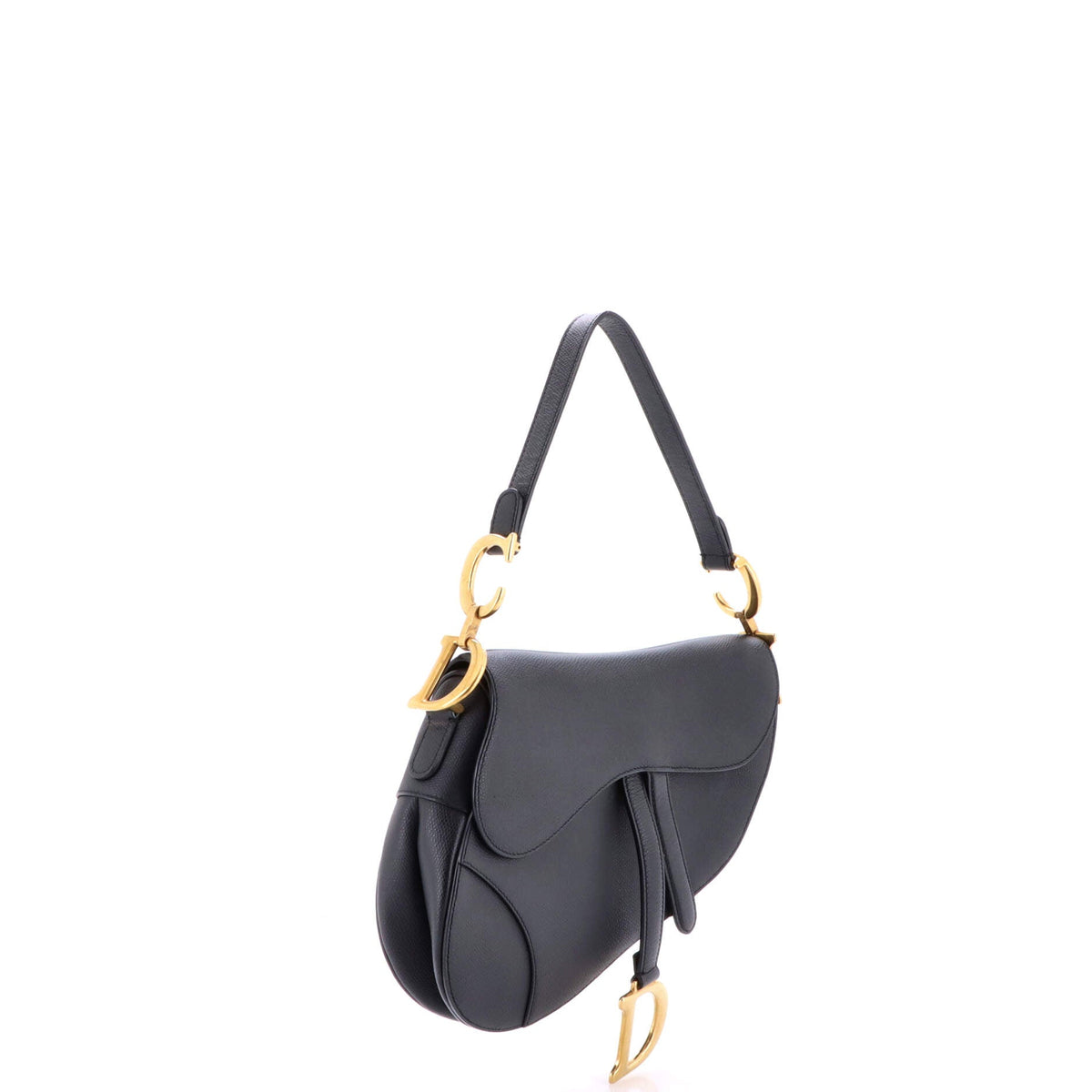Saddle Handbag Leather Medium