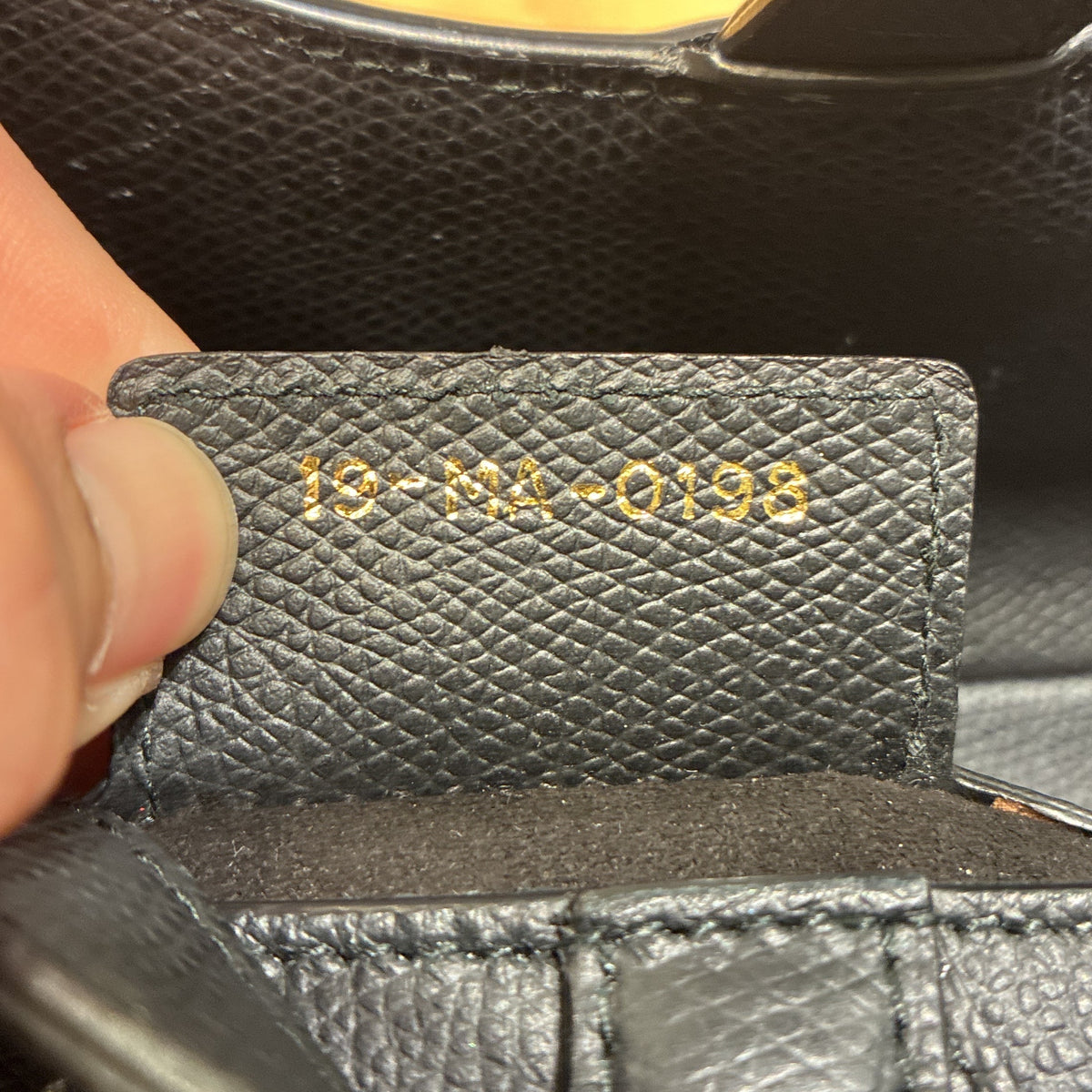 Saddle Handbag Leather Medium