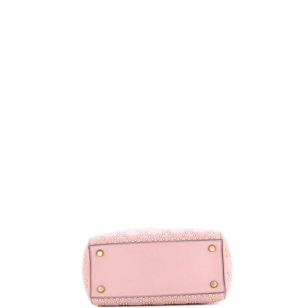 Supple Lady Dior Bag Cannage Studded Lambskin Medium