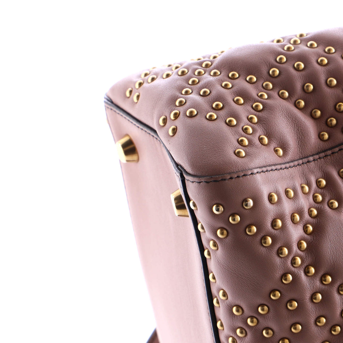 Supple Lady Dior Bag Cannage Studded Lambskin Medium