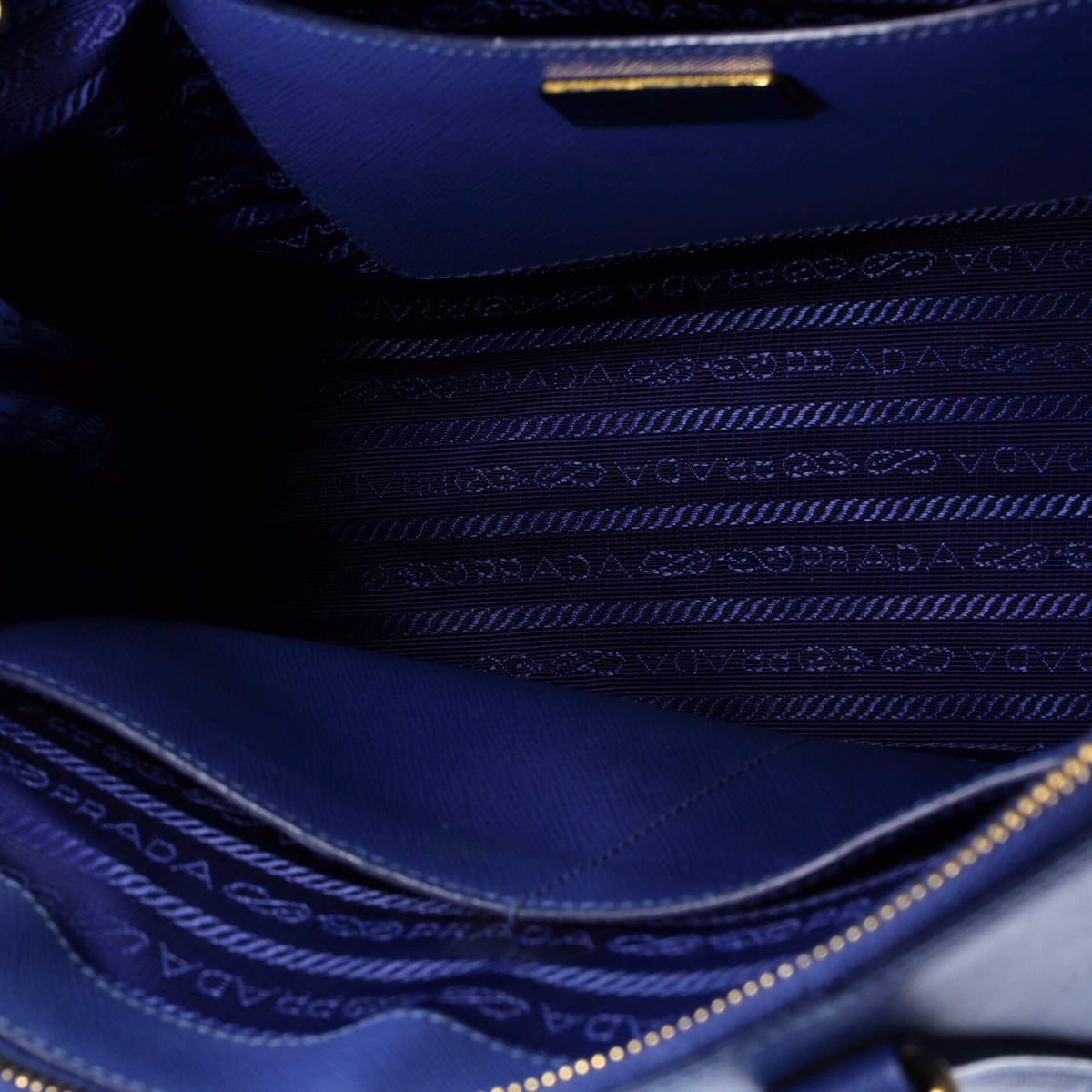 Double Zip Lux Tote Saffiano Leather Medium