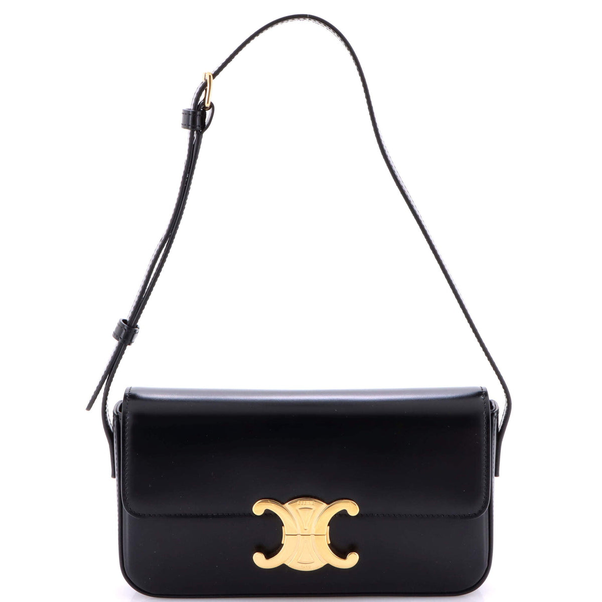 Triomphe East-West Shoulder Bag Smooth Calfskin