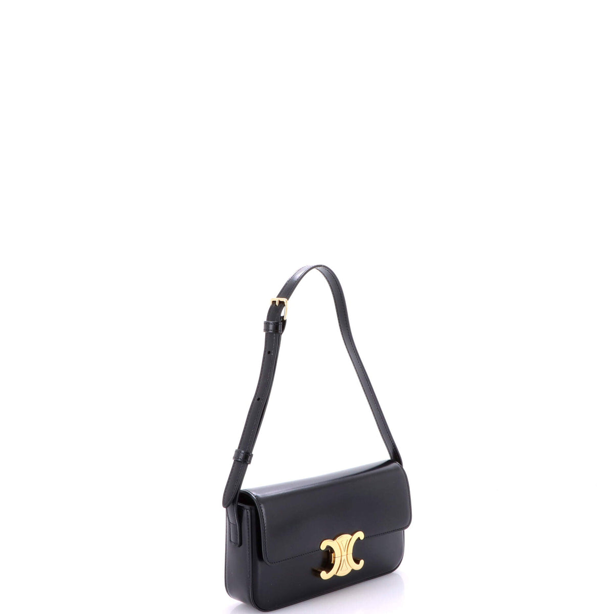 Triomphe East-West Shoulder Bag Smooth Calfskin
