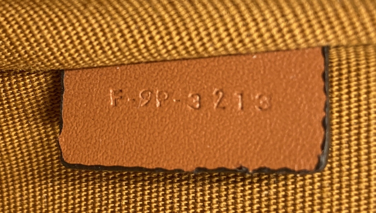 Logo Zip Wristlet Pouch Triomphe Coated Canvas Small