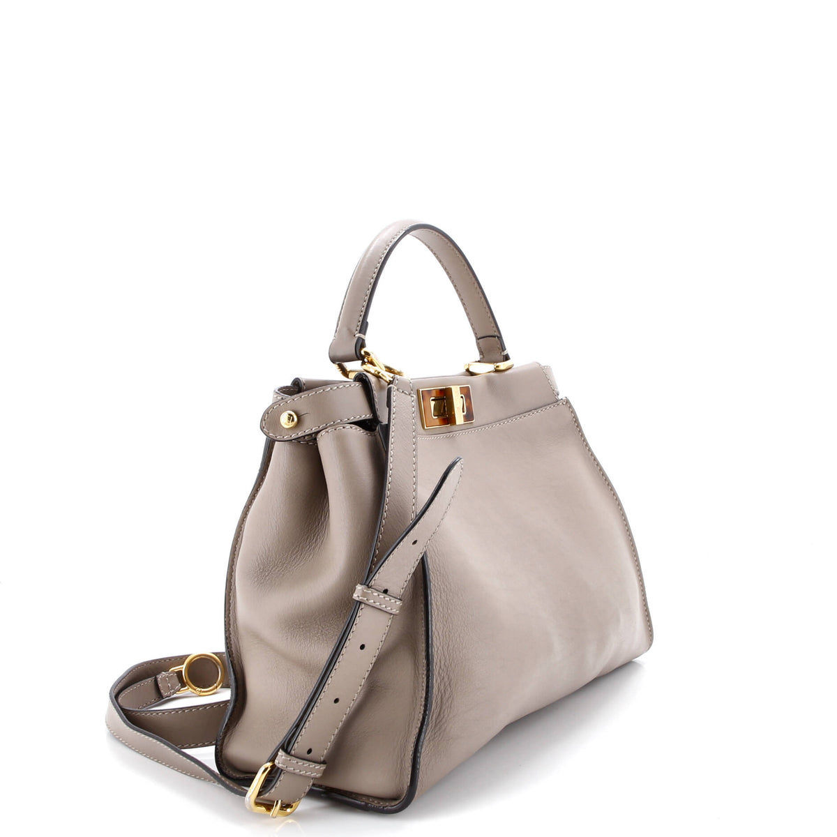 Peekaboo Bag Leather with Plexiglass Detail Regular