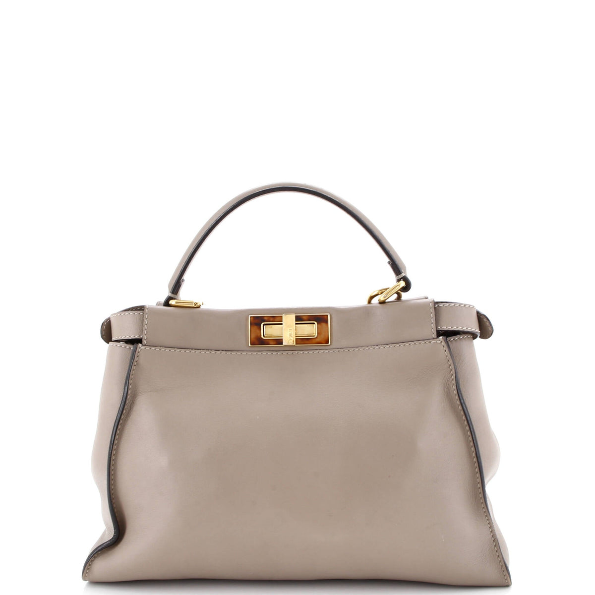 Peekaboo Bag Leather with Plexiglass Detail Regular