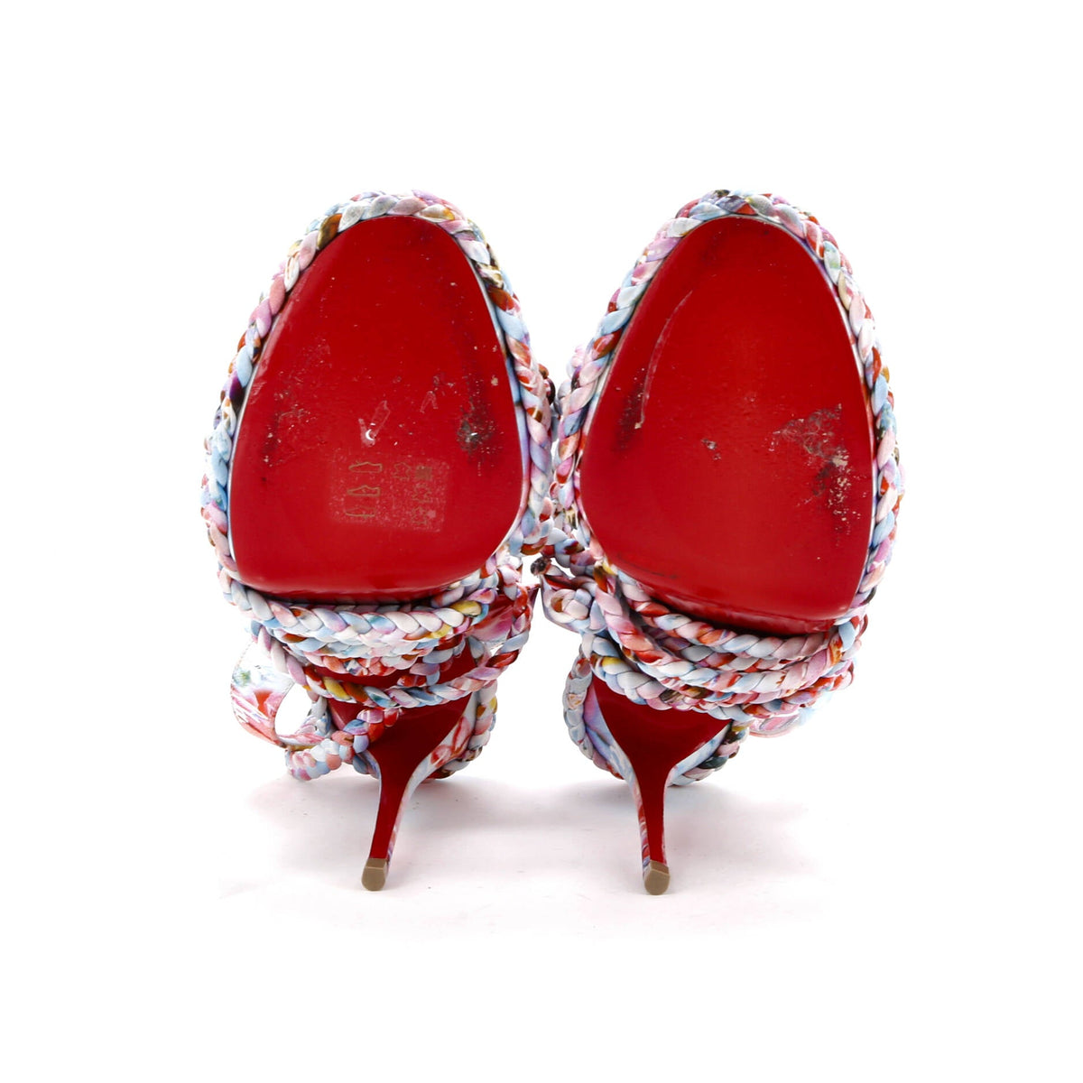 Women's Maryam Heeled Sandals Printed Satin 120