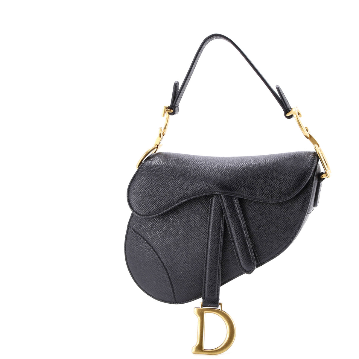 Saddle Handbag Leather Mini