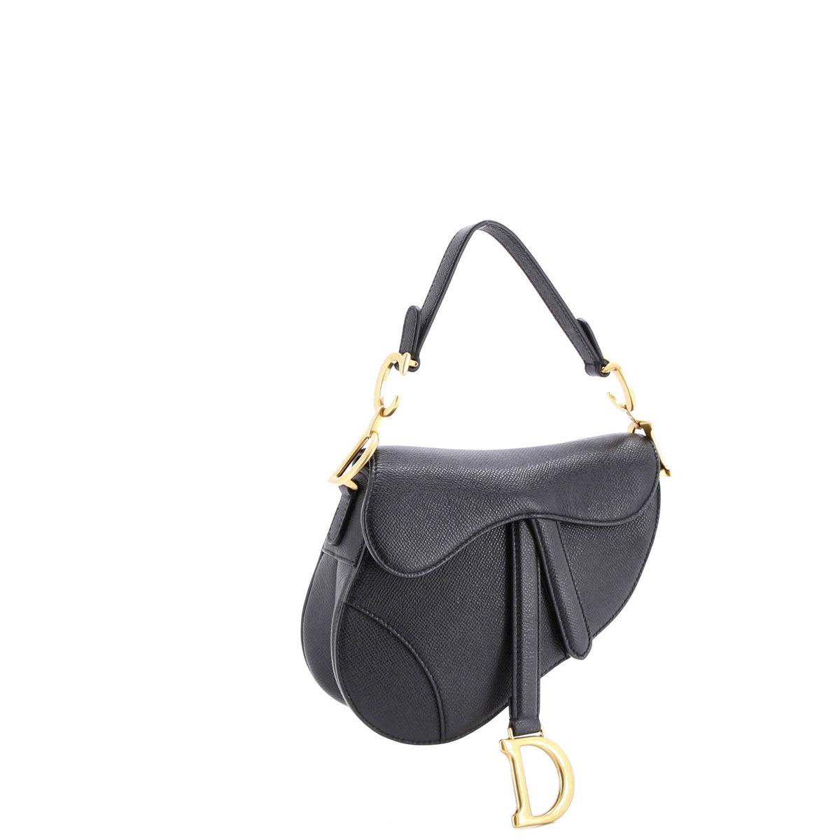 Saddle Handbag Leather Mini